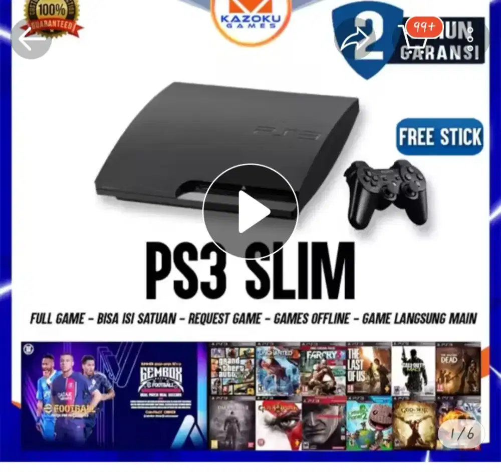 Ps 3 slim seri 160