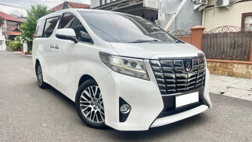 Toyota Alphard 2.5 G ATPM Matic 2017 Putih Met No Ganjil TDP 33 Juta