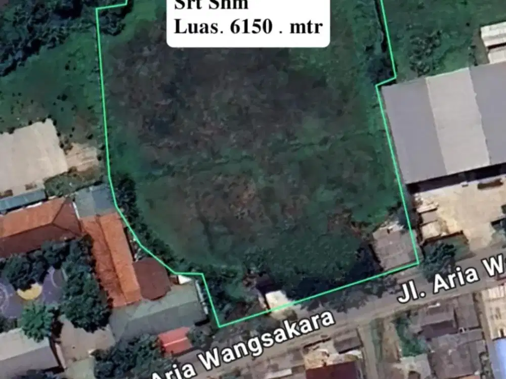 Dijual Kavling Tigaraksa Pinggir Jalan Cocok Untuk Gudang