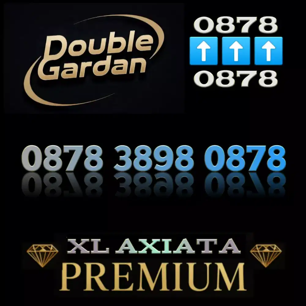 Nomor Cantik Exsclusive Double Gardan XL AXIATA Spesial Edition