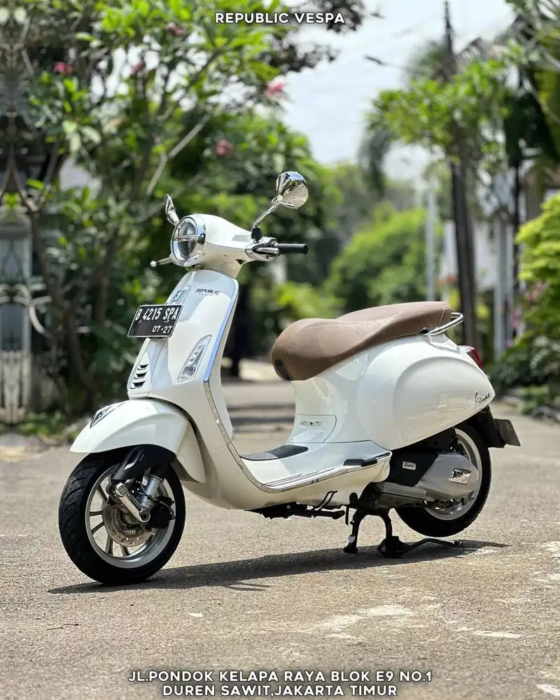 PIAGGIO PRIMAVERA 150 IGET ABS Tahun 2022 WARNA PUTIH FAVOURITE COLOUR