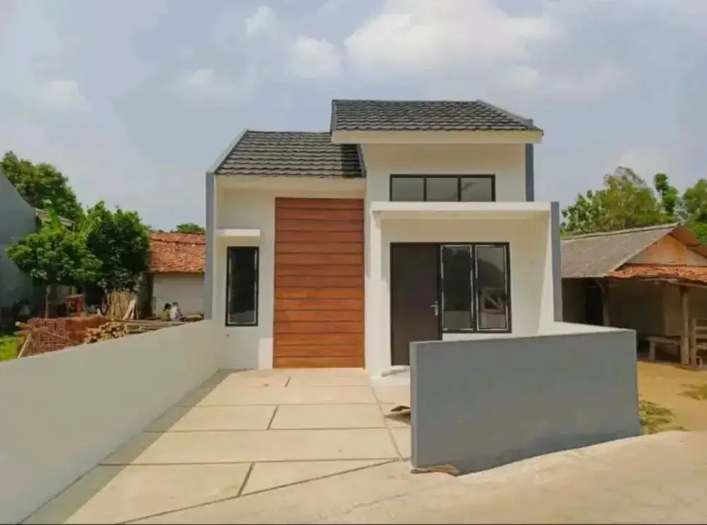 Rumah bangunan baru akses mobil