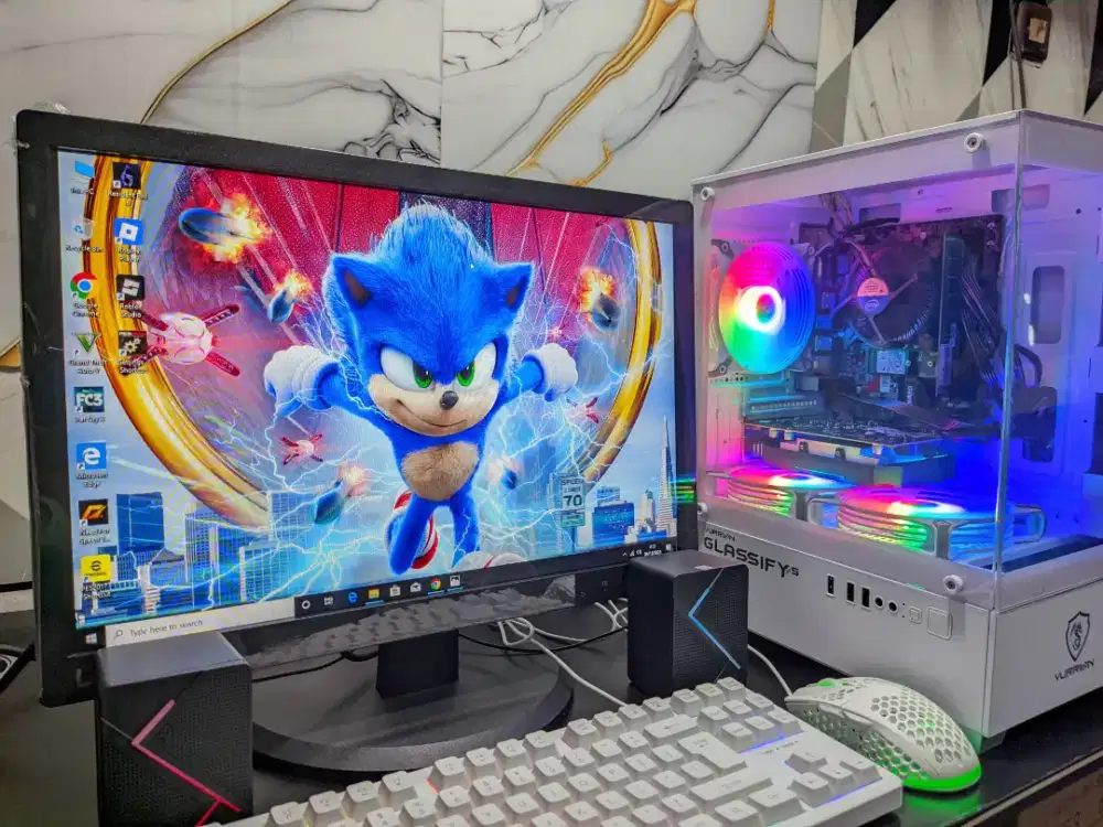 PC FULLSET GAMING EDITING BERGARANSI SIAP PAKAI