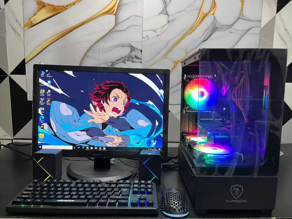 PC FULLSET GAMING EDITING BERGARANSI