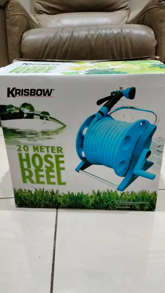 Dijual Selang Air Krisbow 20 meter 1 Set dengan Gulungan