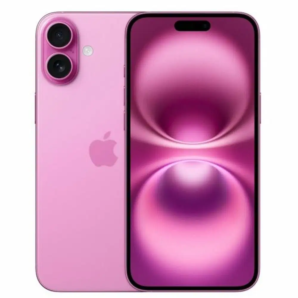 NEW IPHONE 16 PLUS 256GB GARANSI RESMI TAM - PINK