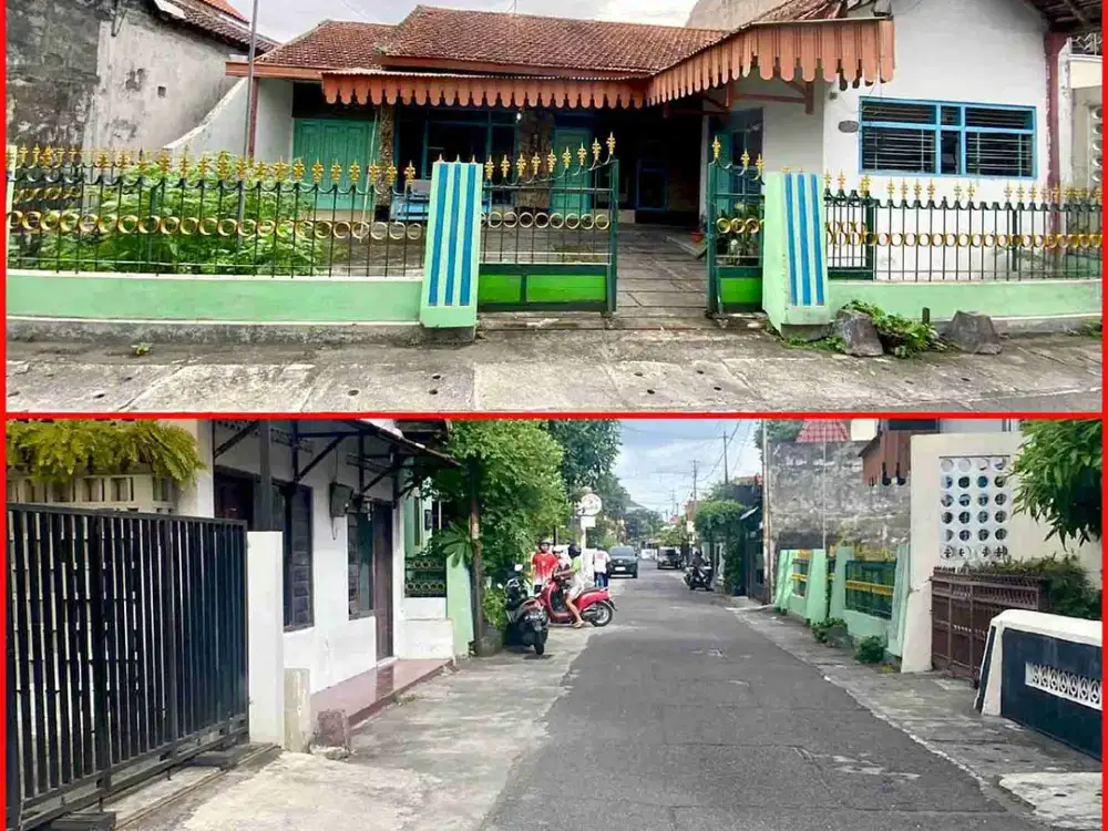 tanah dan bangunan strategis Wirobrajan dekat stasiun tugu