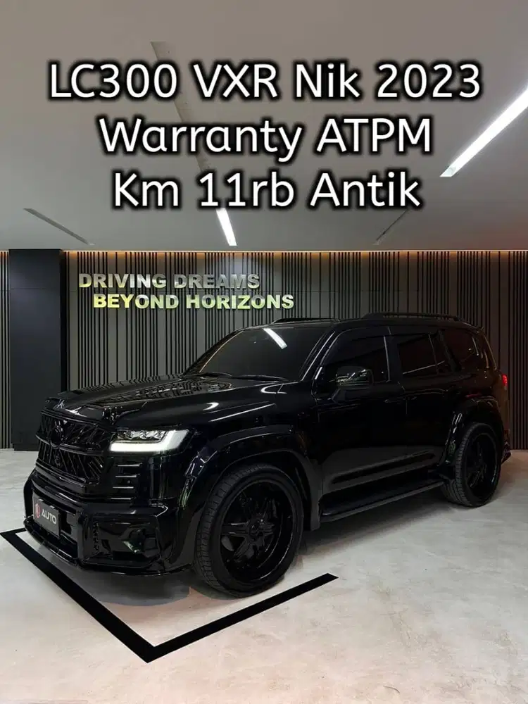 Toyota Land Cruiser LC300 VXR 2024 LC 300 Hitam B54YKU Km11rb Nik 2023