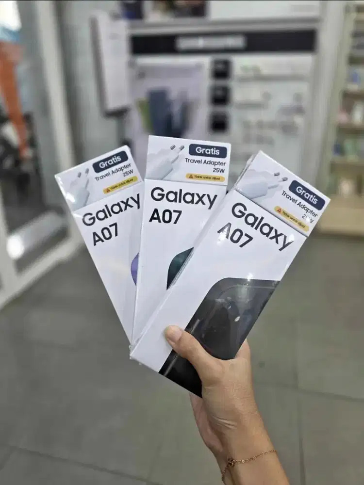 Promo Handphone !!! SAMSUNG A07 4/64 BARU,SEGEL,BERGARANSI RESMI
