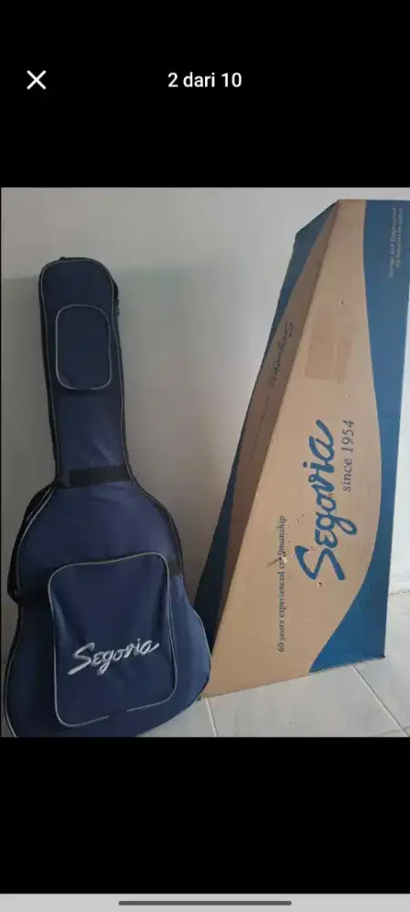 Gitar Segovia akustik elektrik D07GN Original