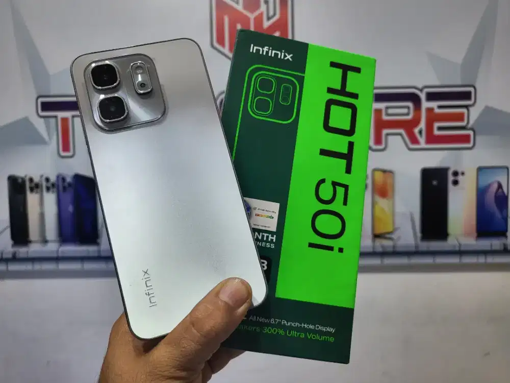 INFINIX HOT 50i RAM 12/128GB LIKE NEW GARANSI RESMI