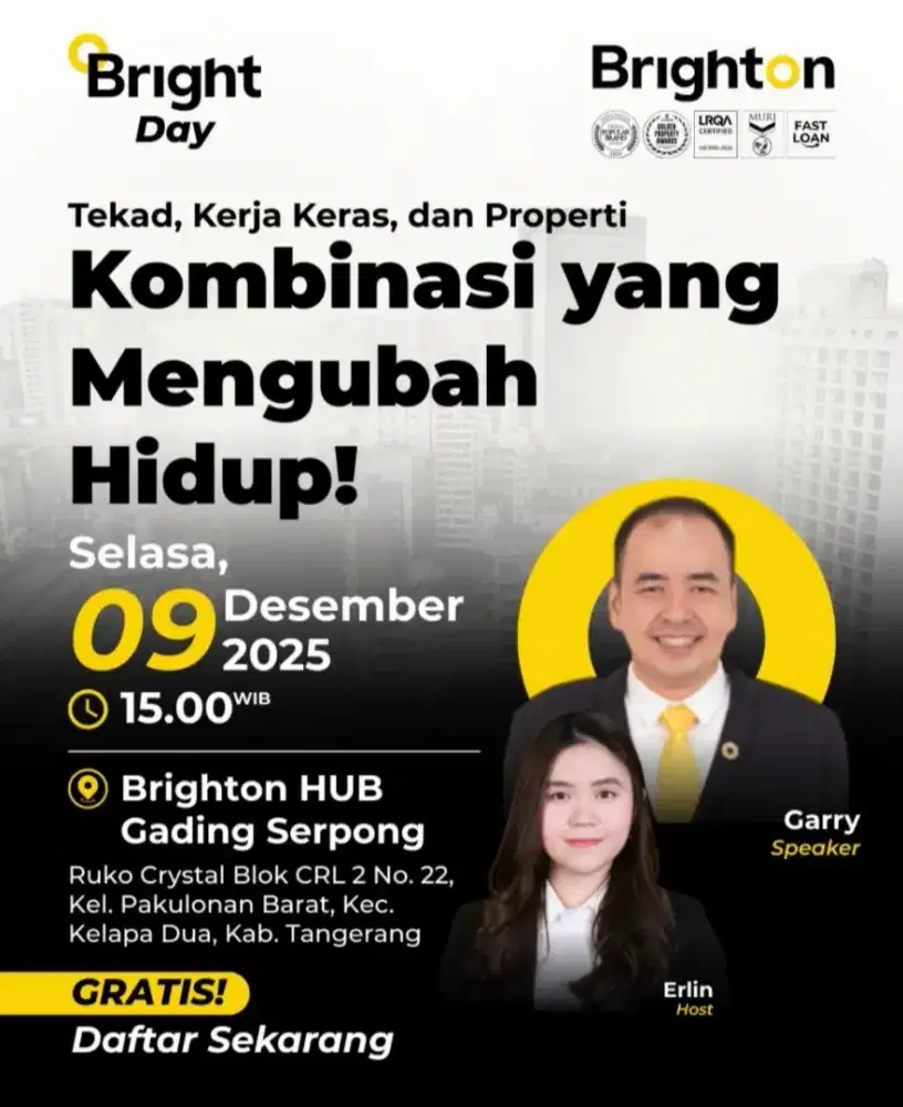 Seminar Bisnis Property Masa Kini ( Peluang Bisnis)