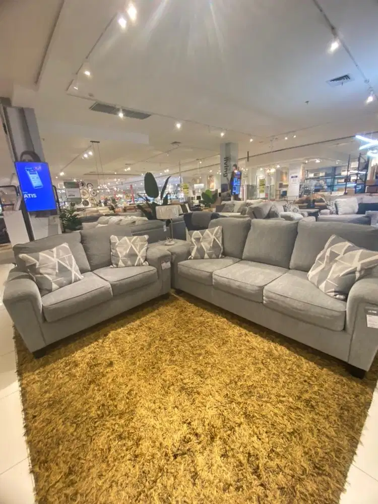 LEESHAN SOFA SET 2+3 SEAT CICILAN HOME CREDIT