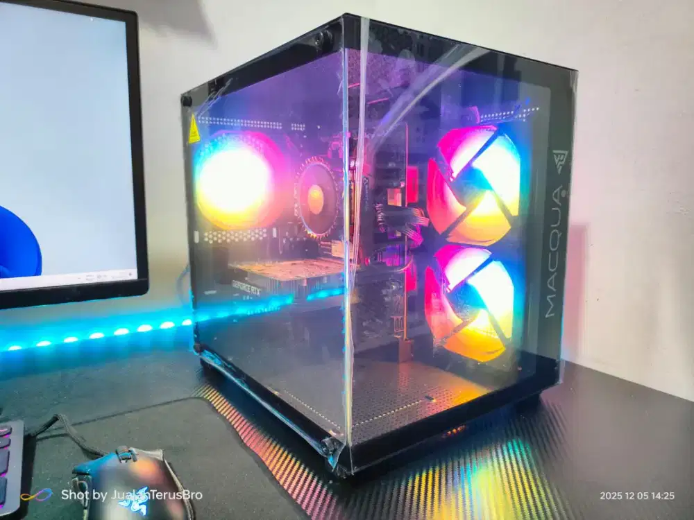 CPU PC INTEL i5 12400F GEN12 VGA RTX 3050 6GB RAM 16GB SSD 512GB