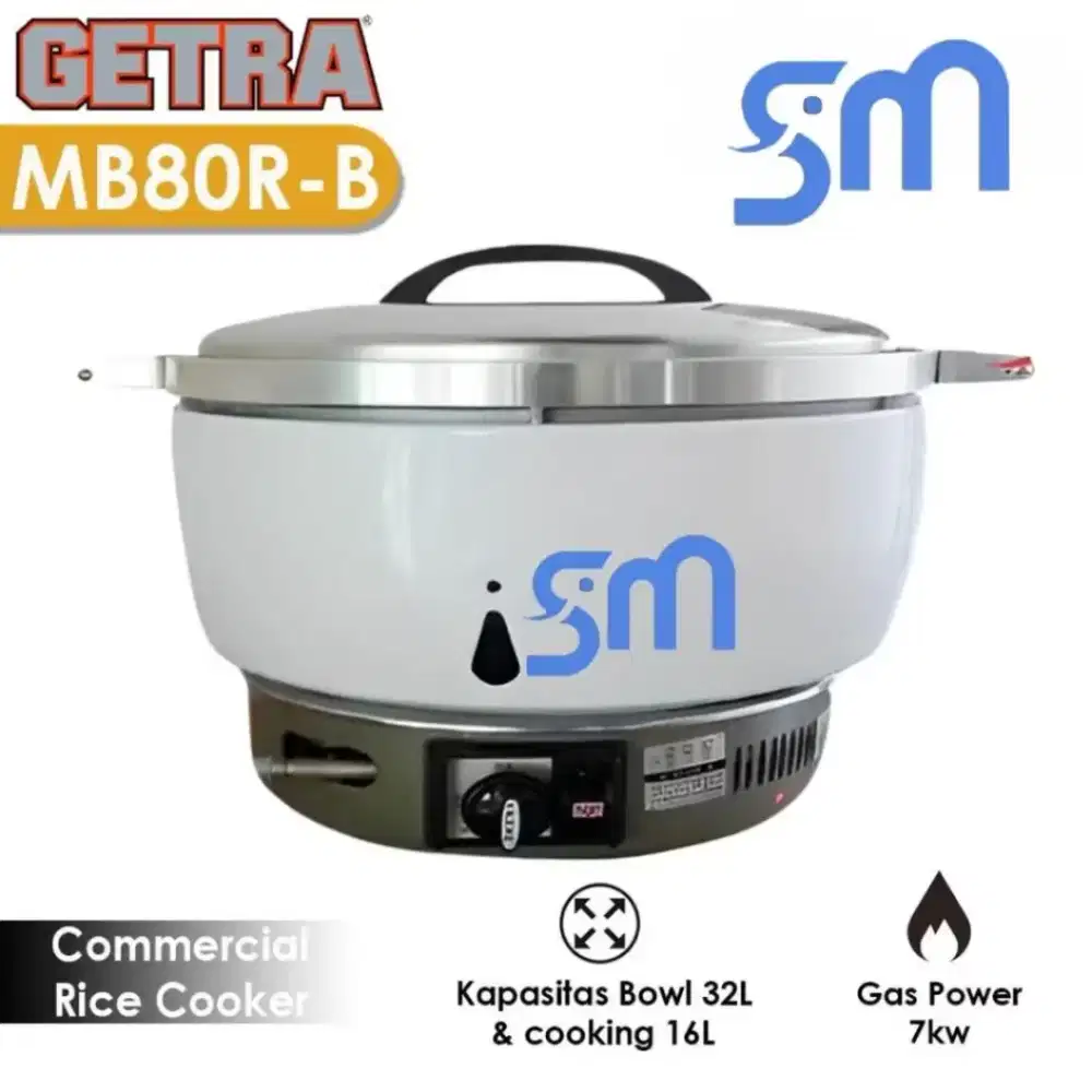 Getra gas rice cooker 16 liter
