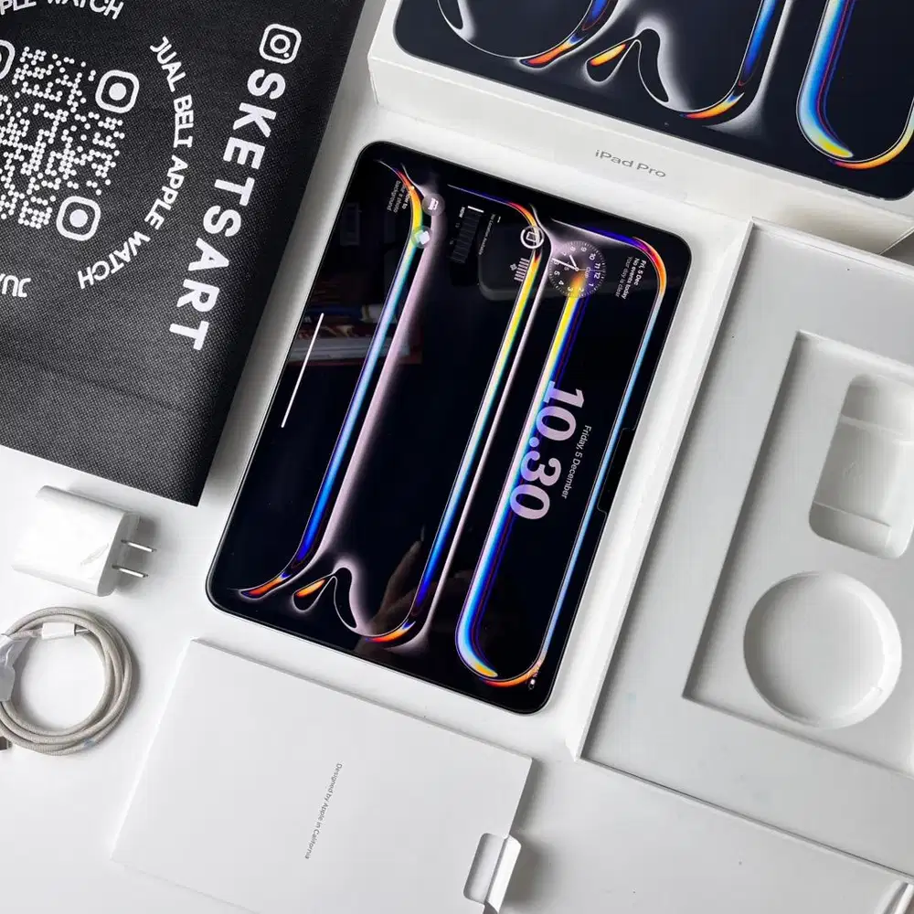 iPad Pro M4 11 inch 256gb Silver Wifi Battery 100%