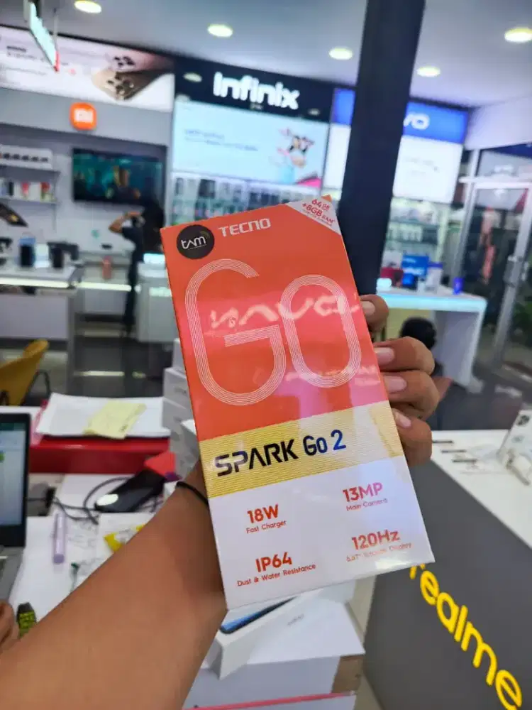 TECNO SPARK GO 2 RAM 4/128 TERMURAH GARANSI 1TAHUN