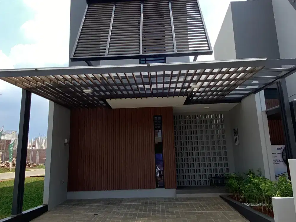 Rumah murah 2 lantai siap huni lokasi strategis dekat stasiun dan tol