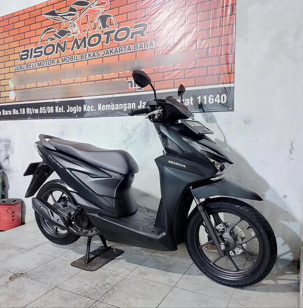 Km 5rb! Sperti baru! HONDA NEW BEAT SMARTKEY DELUXE 110 FI 2025