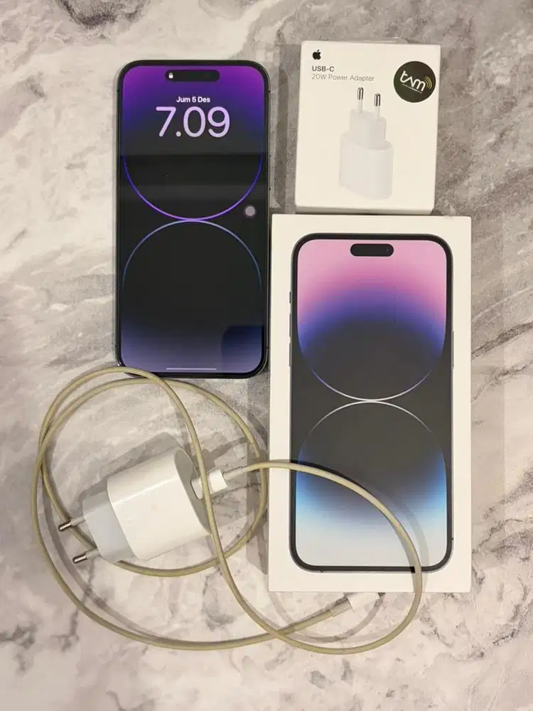Di jual santai iPhone 14 Pro Max 256 iBox Deep Purple
