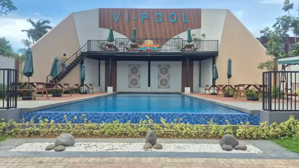 Rumah siap huni 10jt all in, fasilitas kolam renang Karawaci tangerang