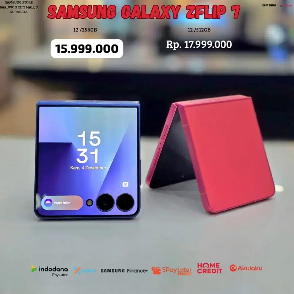 SAMSUNG ZFLIP 7 512GB Bisa cicilan