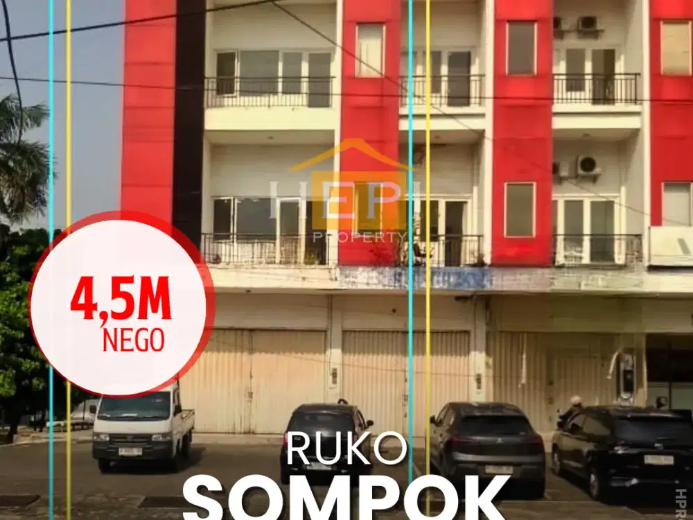 Dijual Ruko Hook istimewa tengah kota Semarang Jln. Sompok