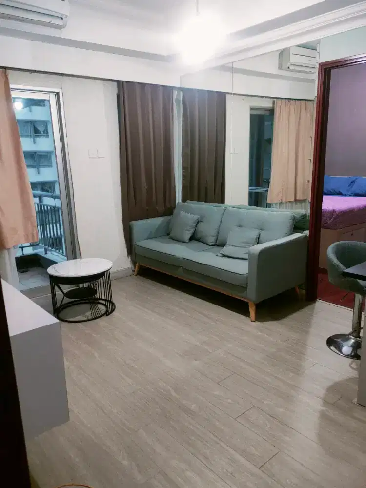 1Tahun DI SEWAKAN Apartemen sudirman park 1 kamar furnish