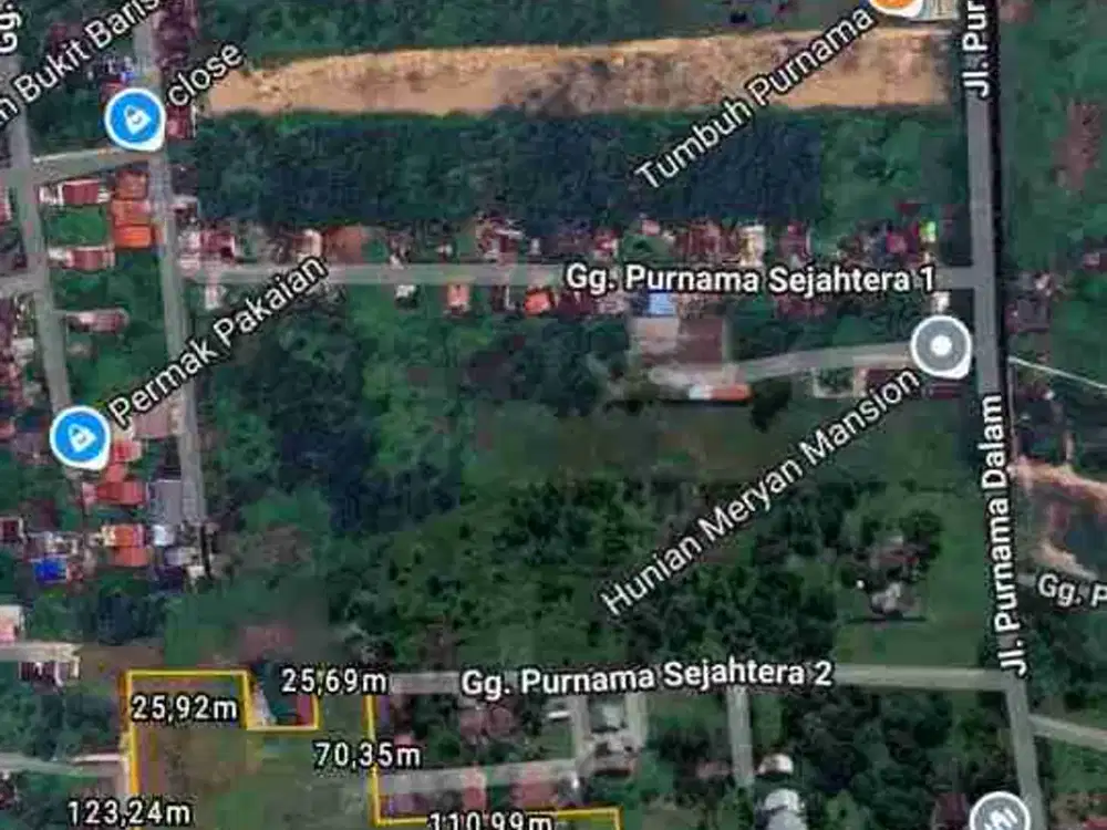 Tanah Luas  Purnama 2 Kota Pontianak