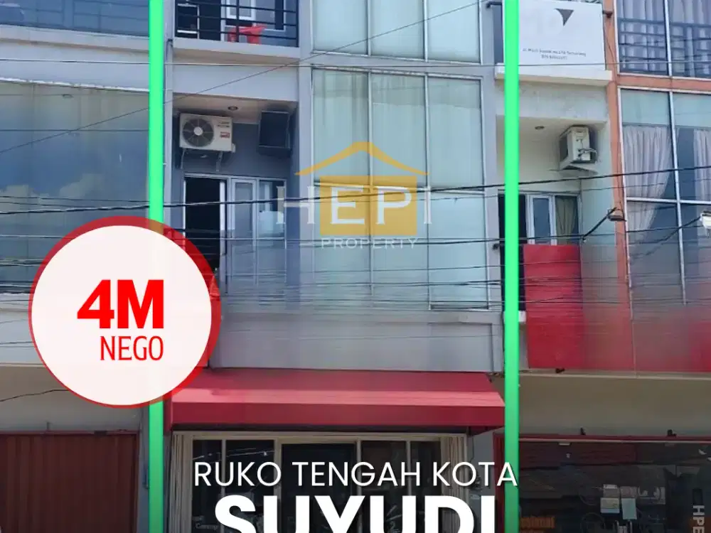 Dijual Ruko Tengah KOta di Suyudi Semarang