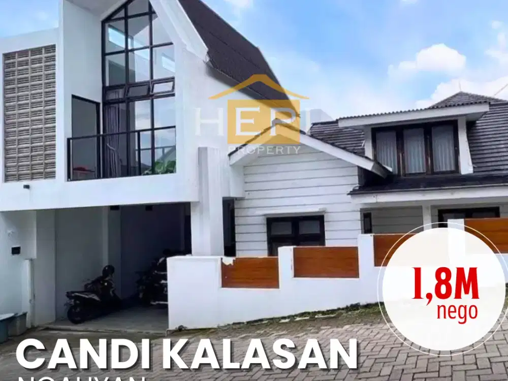 Dijual rumah hook cantik siap huni dekat pintu tol Manyaran