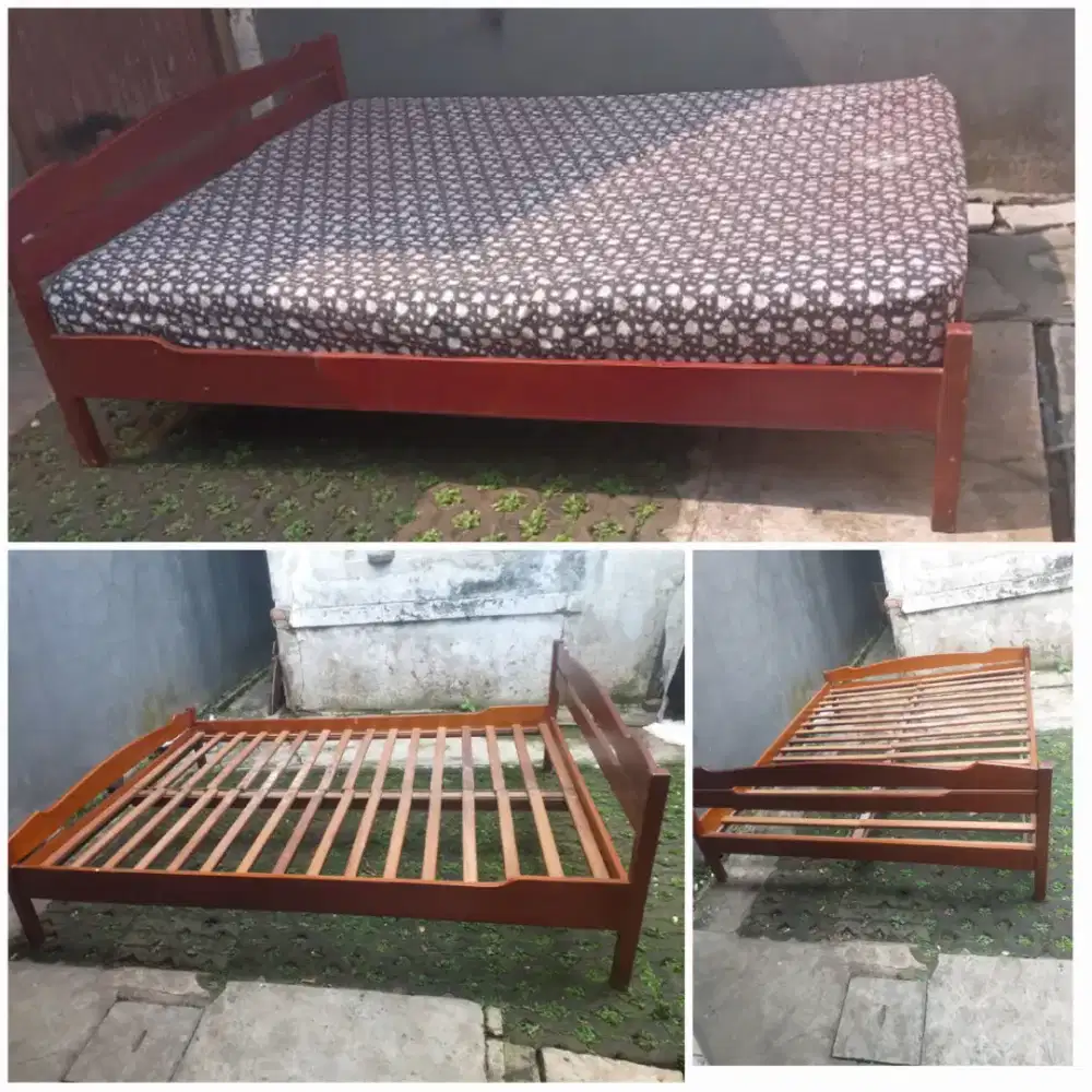 Ranjang DIPAN Tempat Tidur Jati 200x165