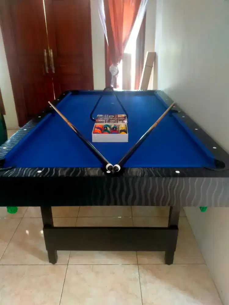 meja billiard 7 feet ( kaki lipat )