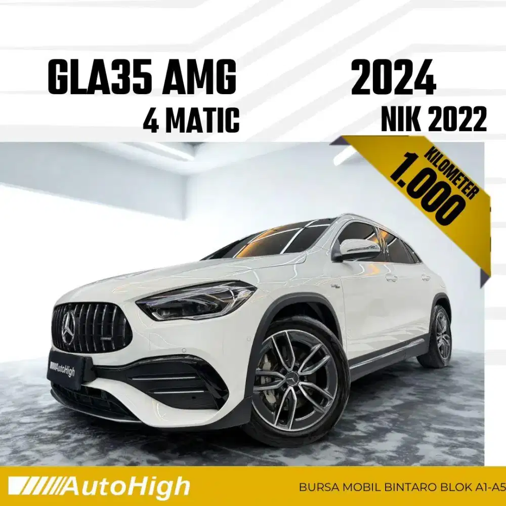 DP10% [Km1.000] GLA35 AMG Panoramic 2022 White Reg 2023 #AUTOHIGH