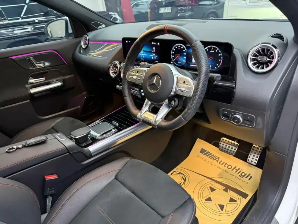 DP10% [Km1.000] GLA35 AMG Panoramic 2022 White Reg 2023 #AUTOHIGH