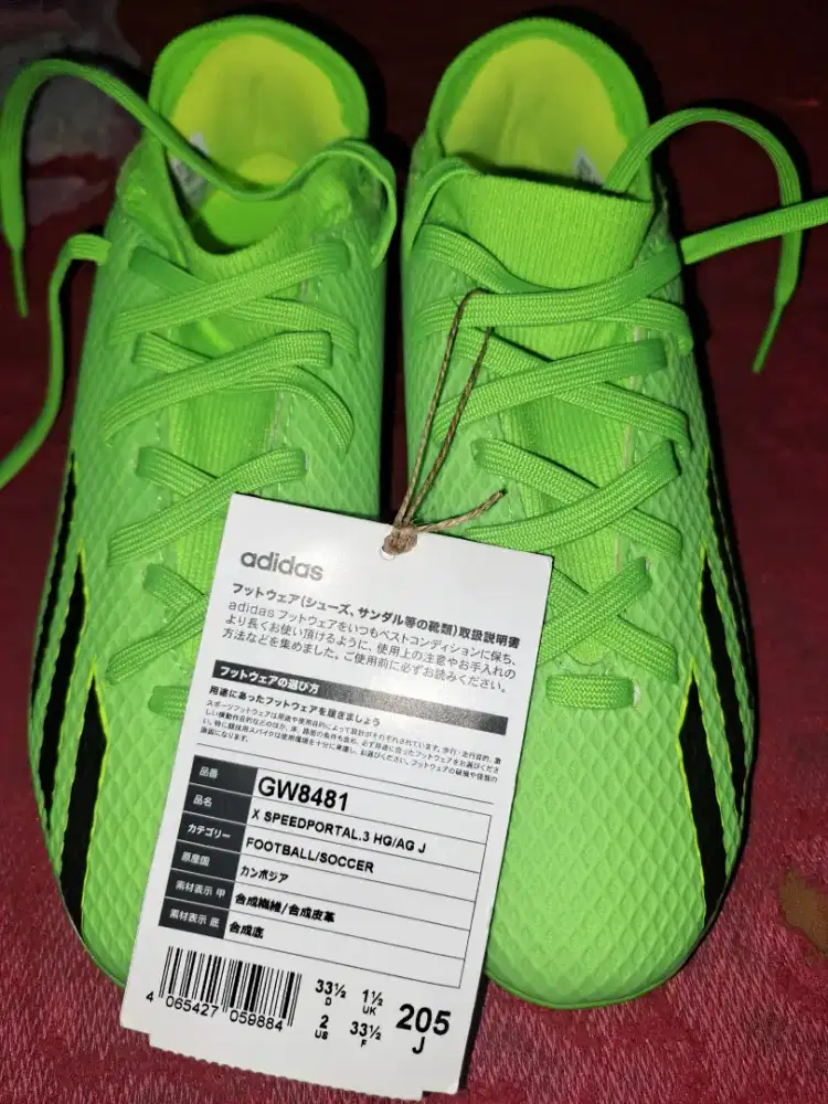 Sepatu Bola Anak ADIDAS X SPEEDPORTAL & ADIDAS PREDATOR ORIGINAL