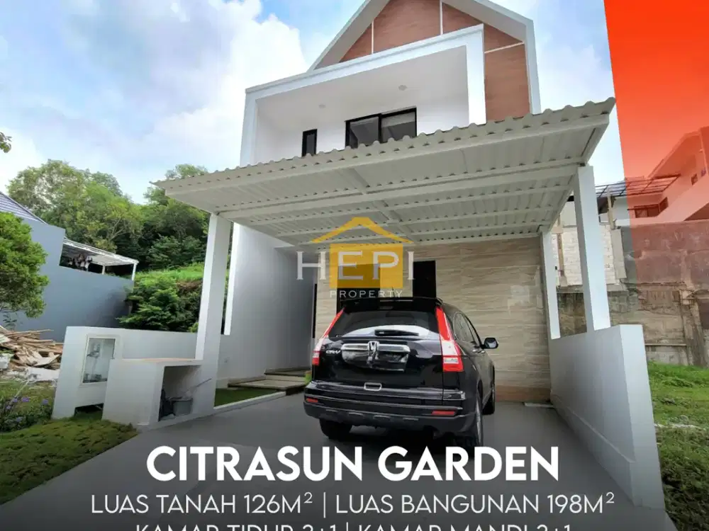 Dijual rumah baru, spec mewah semi furnished di Citrasun Garden, Banyumanik Semarang.