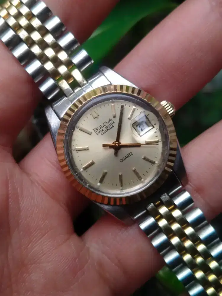 Bulova Super Seville Callender President Two Tone Swiss