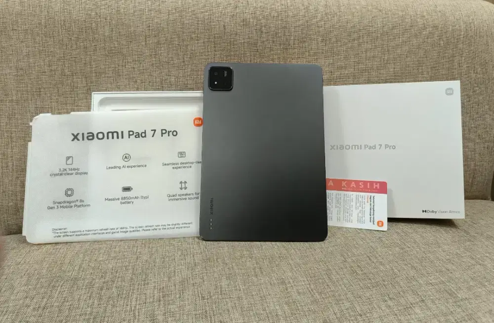 Xiaomi pad 7 pro ram 12/512gb wifi
