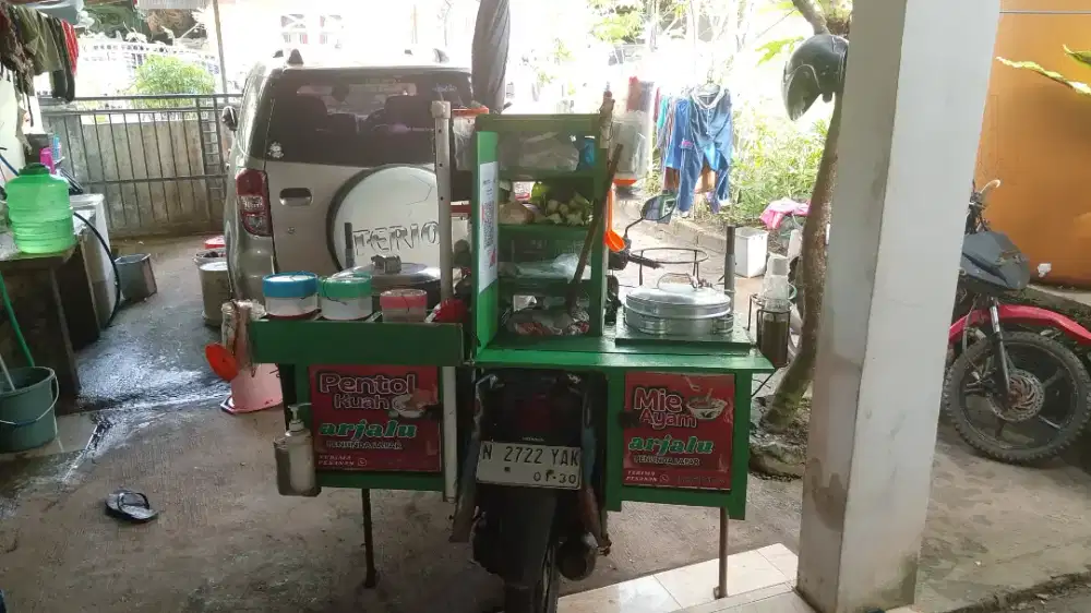 jual mie ayam pentol keliling ,trma pesanan