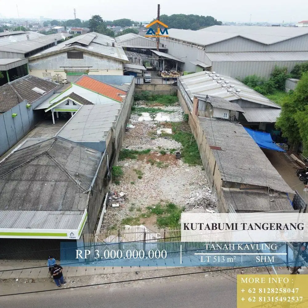 DIJUAL TANAH KAVLING KUTABUMI TANGERANG