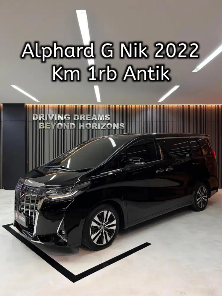 Toyota Alphard 2.5 G TSS ATPM 2023 Hitam Nik 2022 Km1rb B1941DKD