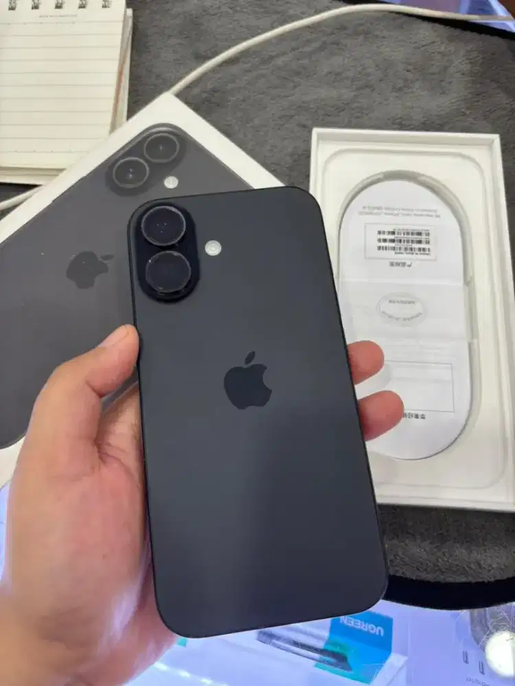 iPhone 16 128GB Sinyal All Operator BH 90% Ori Belum pernah Bongkar