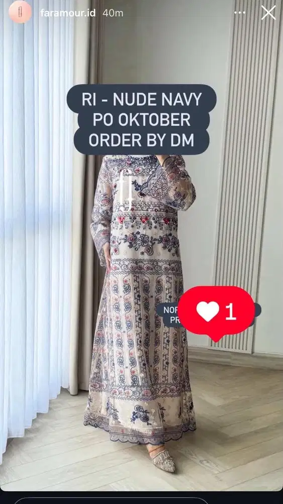 Faramour Dress terusan wanita