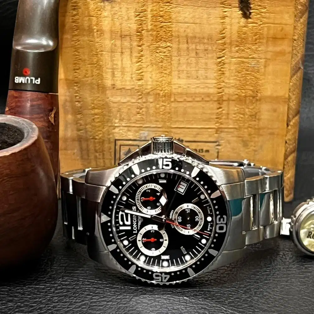 Longines congcuase chronograph quart