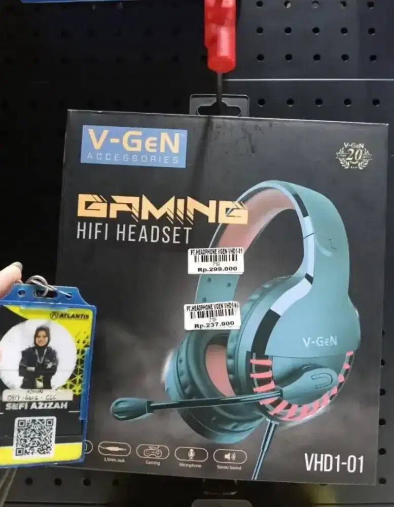 HEADPHONE V-GEN VHD1-01 | ATLANTIS DAHSYAT