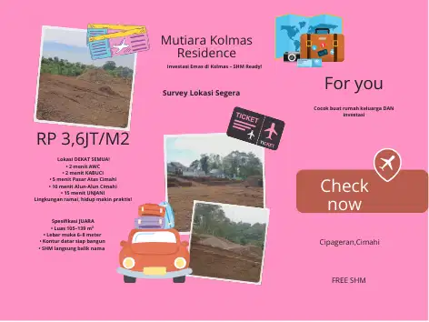 Kavling Kolmas Cimahi SIAP BANGUN – SHM, Harga Perdana, Lokasi Strateg