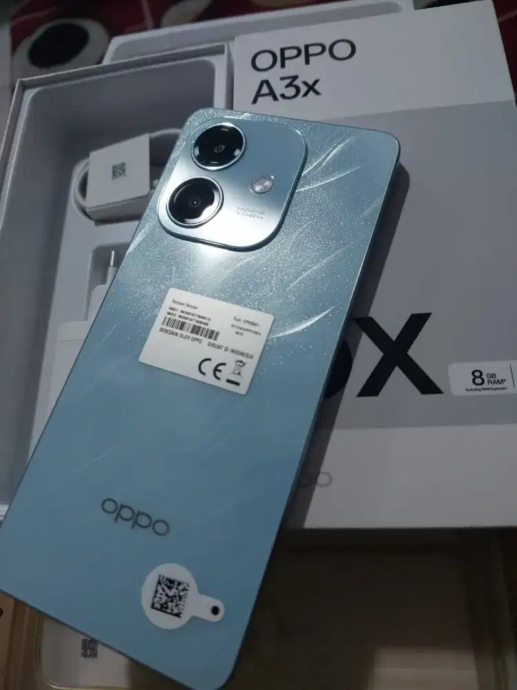 OPPO A3X CUnit Mulus Biru Langit Bersinar