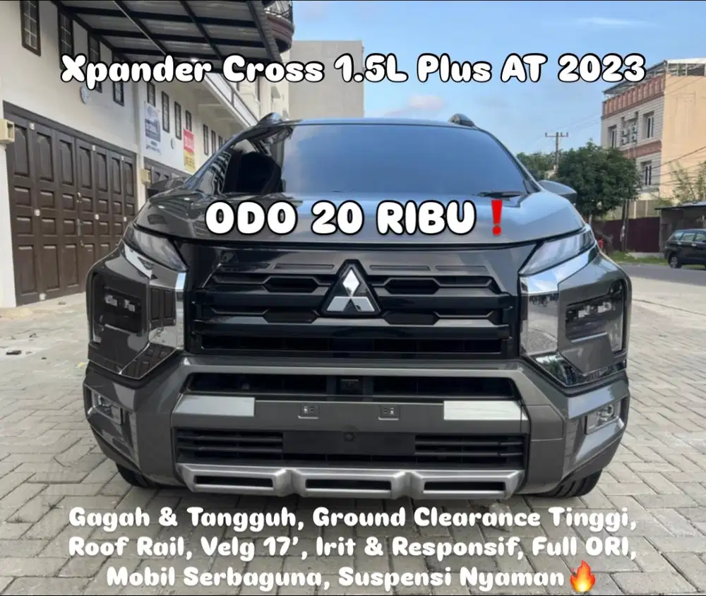 (TDP 44 JUTA!) Mitsubishi Xpander Cross 1.5L Plus AT Hijau Coklat 2023