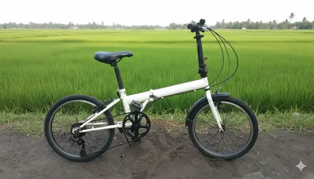 Sepeda lipat element siap gowes